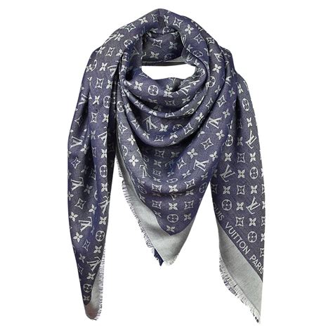 louis vuitton scarf denim|Louis Vuitton head scarf price.